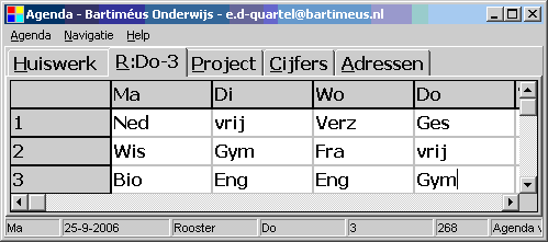 Rooster tabblad