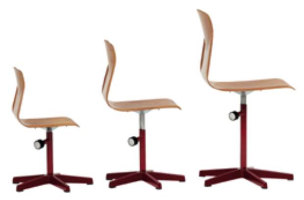 Ergonautstoelen in diverse maten - art.2031 / 2033 / 2035