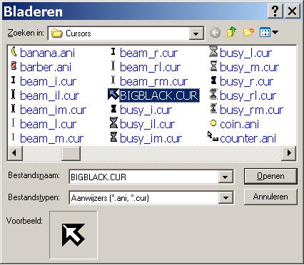 Afbeelding Cursors
