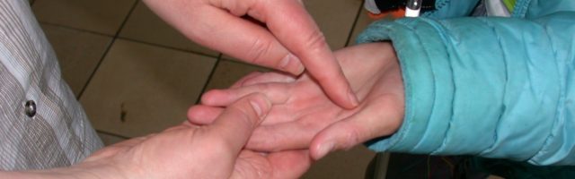 Orientatie op hand